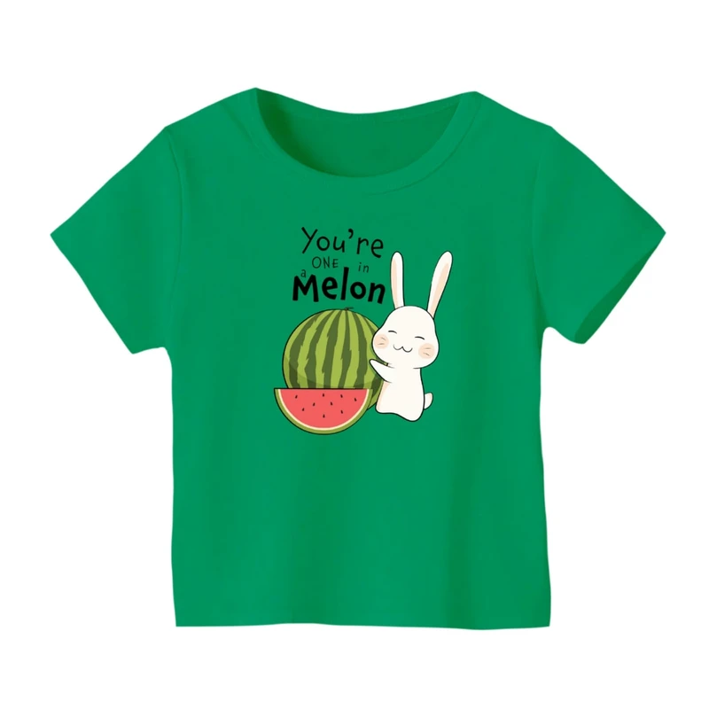 تی شرت آستین کوتاه بچگانه مدل خرگوش یلدایی کد 3