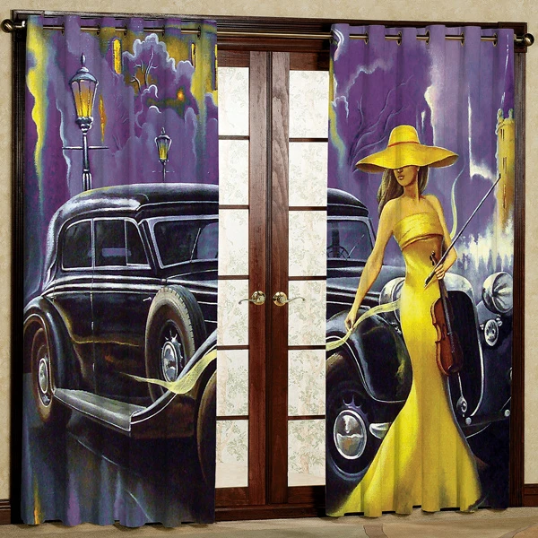 پرده مدل مخمل پانچی کد 6539 سایز 280x140 سانتی متر