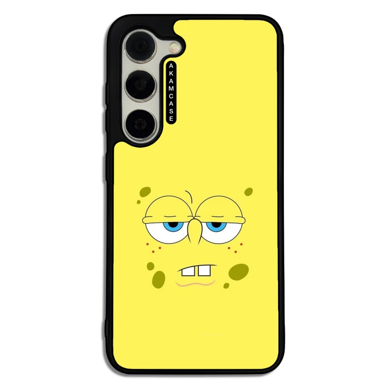کاور آکام مدل AMC-WSGS23-SPONGE BOB7 مناسب برای گوشی موبایل سامسونگ Galaxy S23