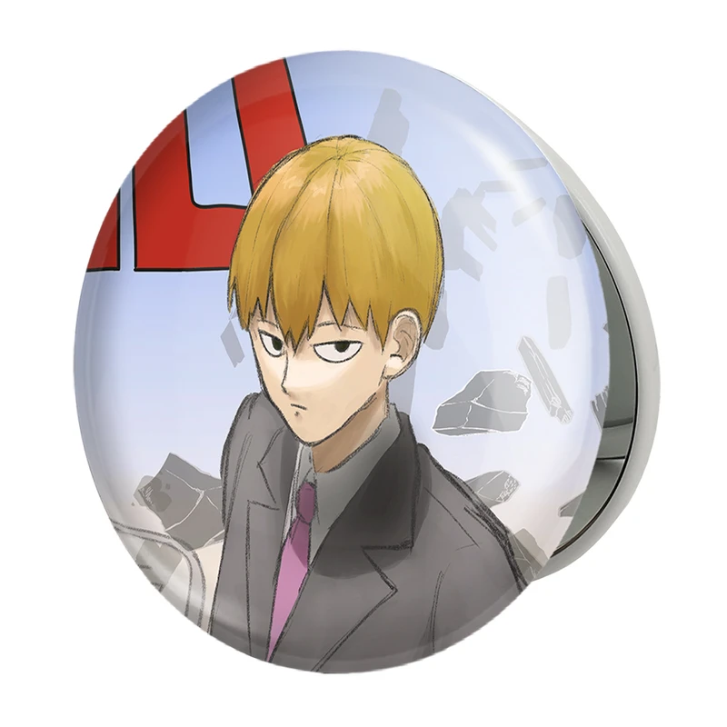آینه جیبی خندالو طرح اراتاکا انیمه موب سایکو Mob Psycho 101 مدل تاشو کد 24504 