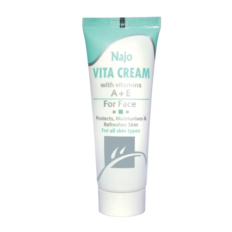 کرم مرطوب کننده ناژو مدل Vitamins A+E وزن 45 گرم