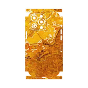 MAHOOT Gold Marble-FullSkin Cover Sticker for Apple iphone 13 Pro