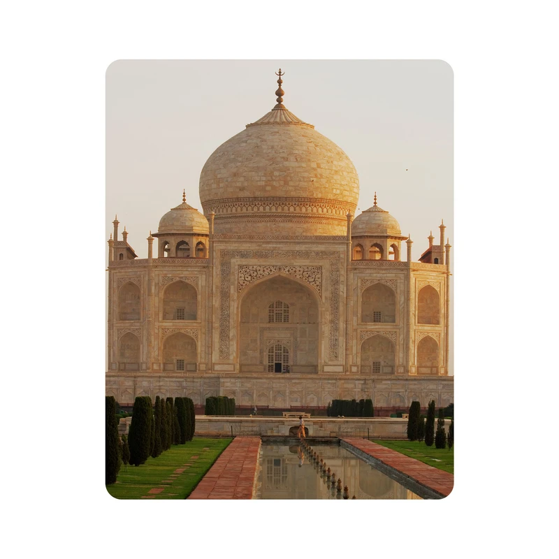 ماوس پد اطلس آبی طرح تاج محل هند  مدل T7035