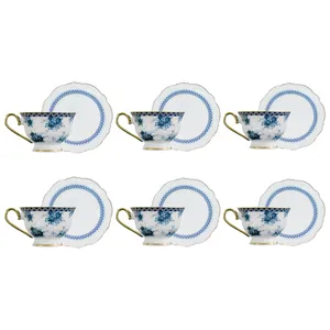سرویس چای خوری 12 پارچه پینک اند مور مدل D - 659874
