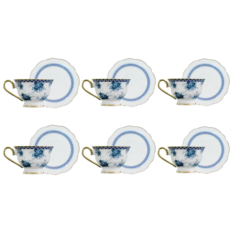 سرویس چای خوری 12 پارچه پینک اند مور مدل D - 659874