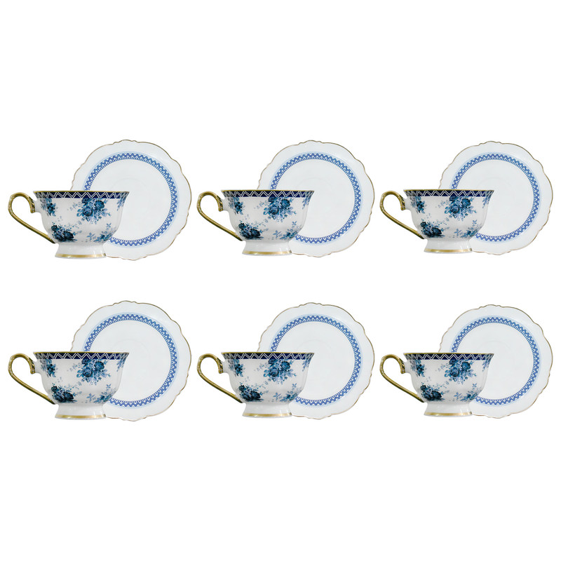 سرویس چای خوری 12 پارچه پینک اند مور مدل D - 659874