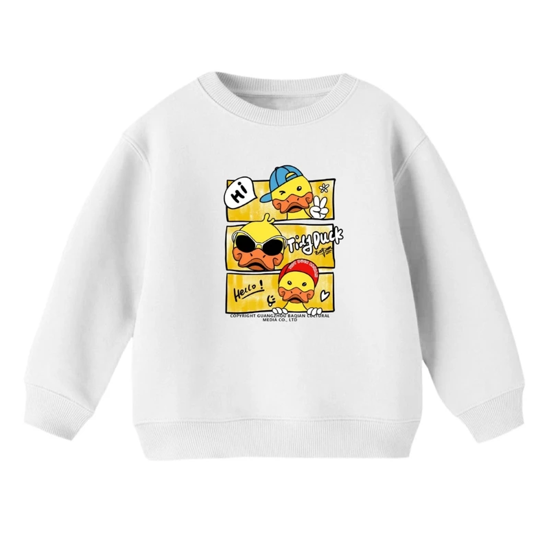 سویشرت بچگانه مدل اردک های خوشحال 