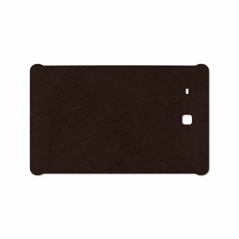 برچسب پوششی ماهوت مدل Dark-Brown-Leather مناسب برای تبلت سامسونگ Galaxy Tab E 9.6 2015 T561