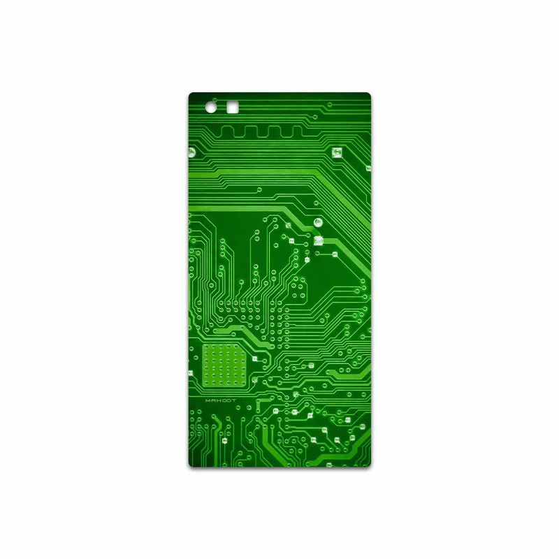 برچسب پوششی ماهوت مدل Green Printed Circuit Board مناسب برای گوشی موبایل بلک بری Leap