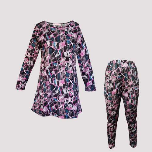 ست تونیک و شلوار زنانه مدل BO30126