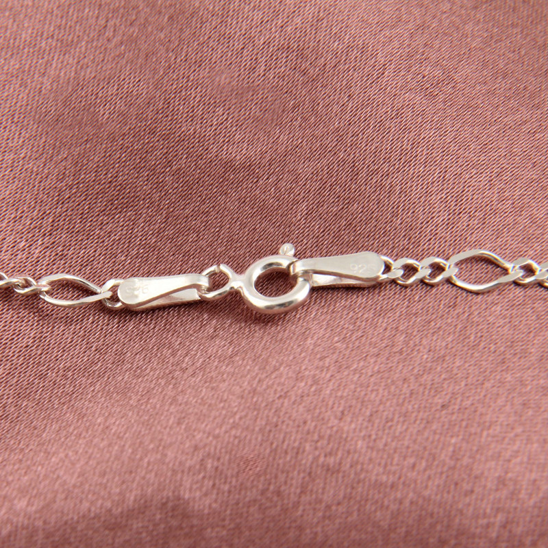 زنجیر نقره مردانه بازرگانی میلادی مدل  شیک کد ZR_103