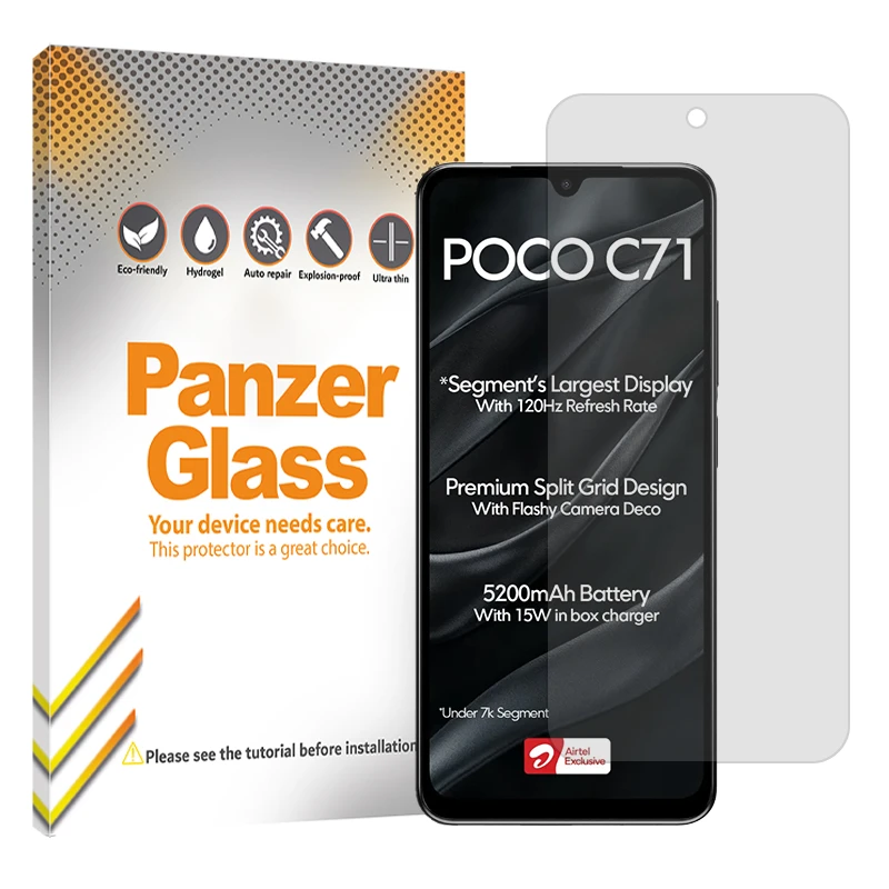 محافظ صفحه نمایش مات پنزر گلس مدل Resistant مناسب برای گوشی موبایل شیائومی Poco C71