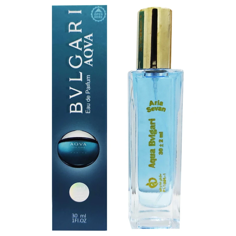 عطر جیبی مردانه آریاسون مدل AQVA BVLGARI حجم 30 میلی لیتر