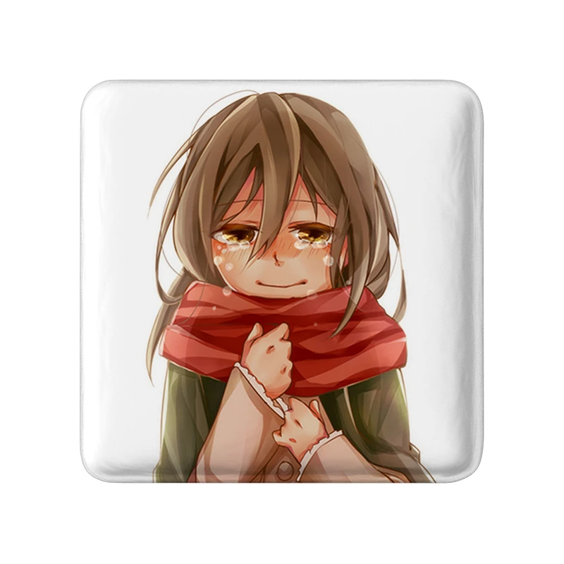 مگنت خندالو طرح میکاسا اکرمن انیمه اتک آن تایتان Attack on Titan مدل مربعی کد 18544