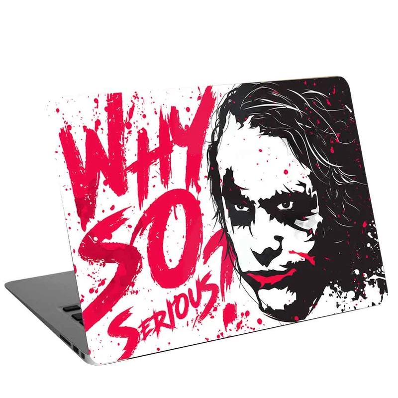 استیکر لپ تاپ طرح WHY SO SERIOUSکد cl-533مناسب برای لپ تاپ 15.6 اینچ
