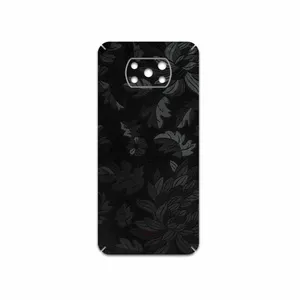 MAHOOT Black-Wildflower Cover Sticker for Xiaomi Poco X3 Pro