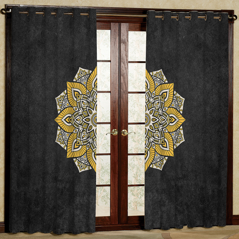 پرده مدل خورشیدی هازان پانچی کد 4029 سایز 140x200 سانتی متر