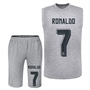 ست تاپ و شلوارک مردانه مدل رونالدو A435