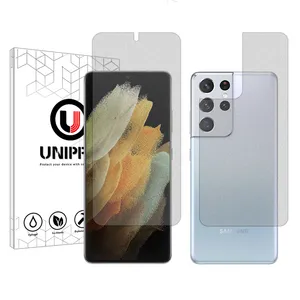 UNIPRO Star 4 model Matte screen protector suitable for Samsung Galaxy S21 Ultra 5G mobile phone along with the back protector