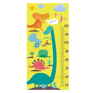استیکر دیواری کودک مدل  اندازه گیری قد طرح dinosaur