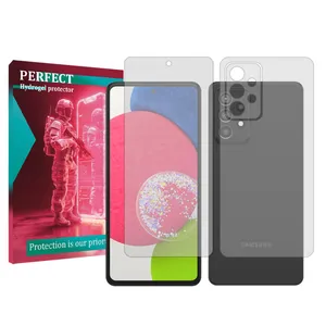 Perfect transparent screen protector suitable for Samsung Galaxy A52s 5G Mobile phone with back protector