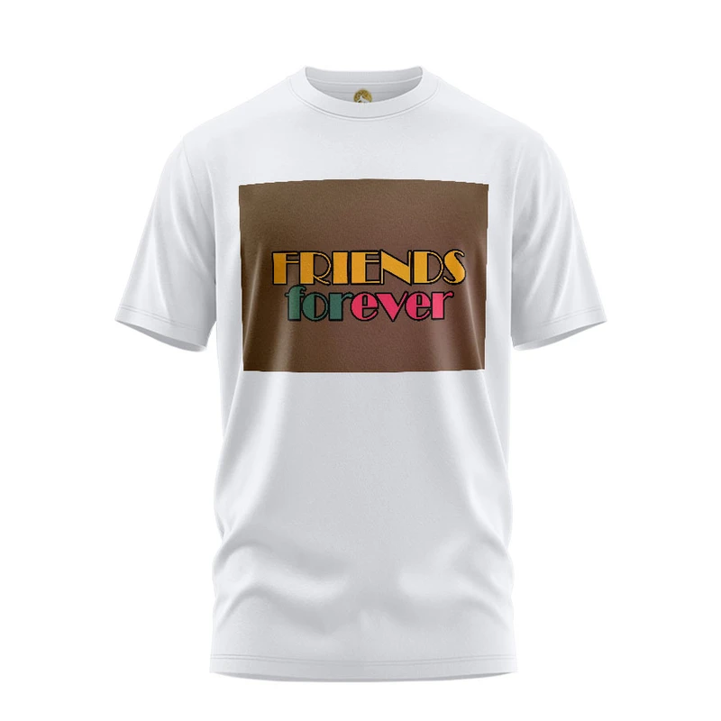 تی شرت آستین کوتاه مردانه هومرو مدل TW432 طرح فرندز