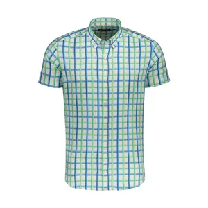 پیراهن آستین کوتاه مردانه کیکی رایکی مدل MBB20006-406