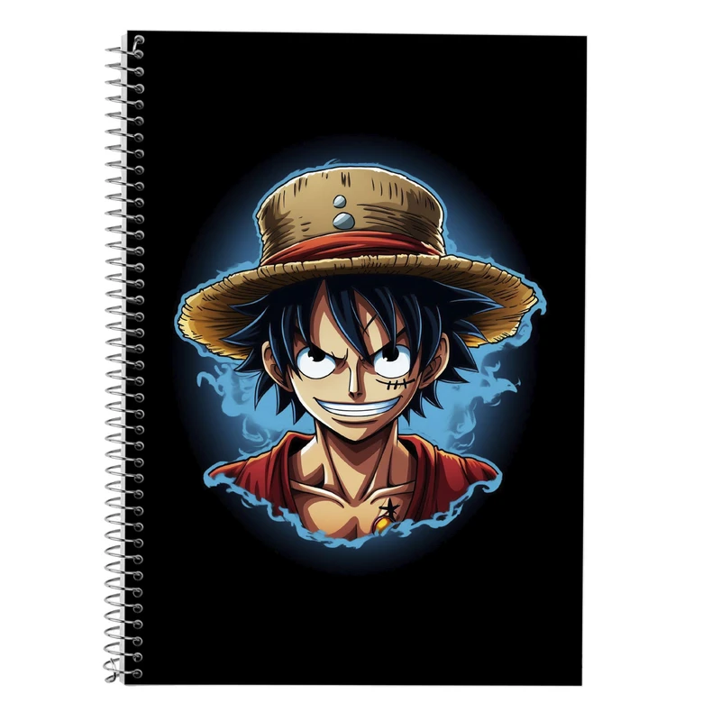 دفتر زبان 50 برگ مدوپد مدل دوخط طرح وان پیس One Piece کد DF10686