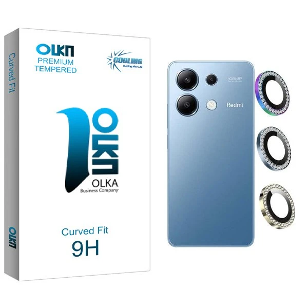 محافظ لنز گوشی کولینگ مدل Olka Ringi negin مناسب برای گوشی موبایل شیائومی Redmi note 13 4G