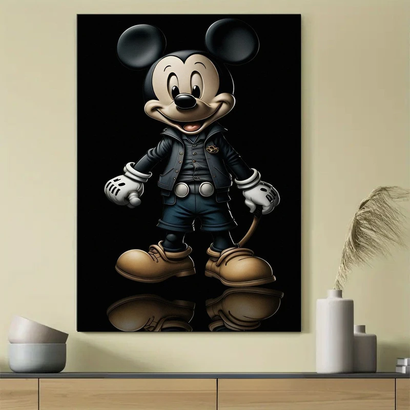تابلو شاسی مدل انیمیشن میکی ماوس مشکی