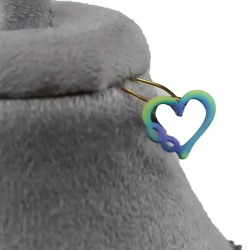 نیم ست زنانه طرح هلوگرامی مدل قلب بی نهایت