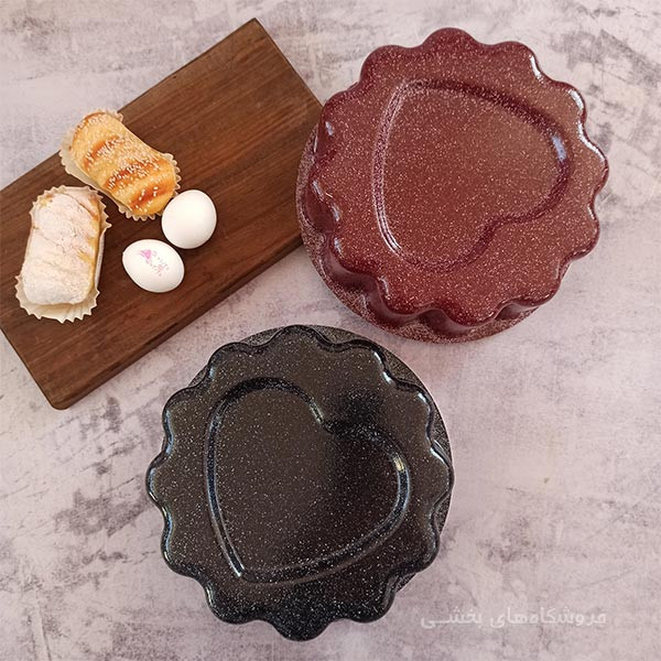 قالب کیک به گز مدل شارلوت کف قلبی گرانیتی