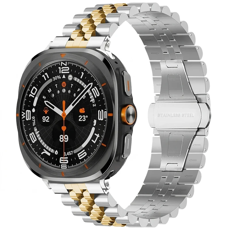 بند اسپریگ مدل 5Bead SL-DualC W7 مناسب برای ساعت هوشمند سامسونگ Galaxy Watch Ultra / Ultra 2025 47mm