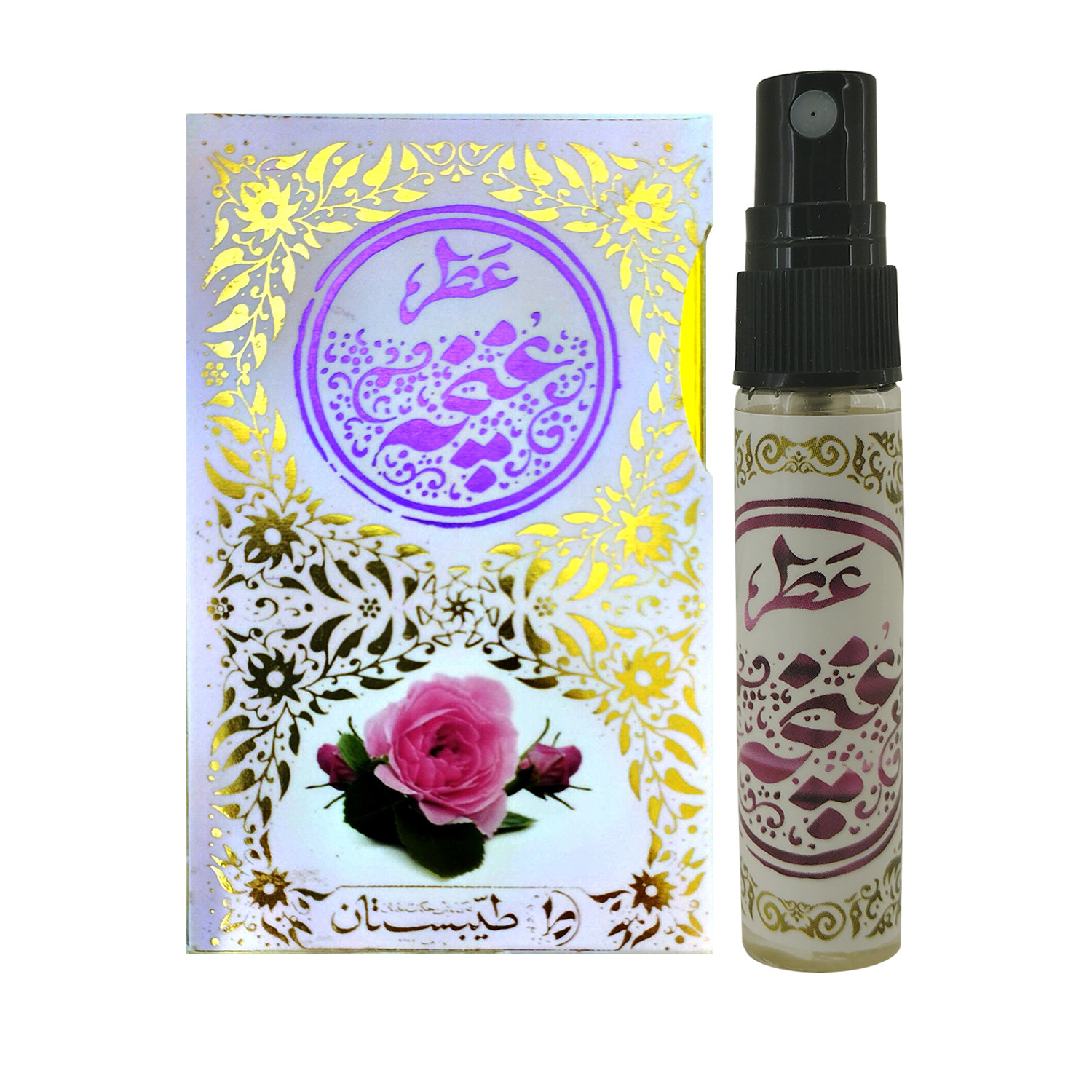 عطر جیبی طیبستان مدل غنچه محمدی حجم 5 میلی لیتر عطر جیبی طیبستان مدل غنچه محمدی حجم 5 میلی لیتر