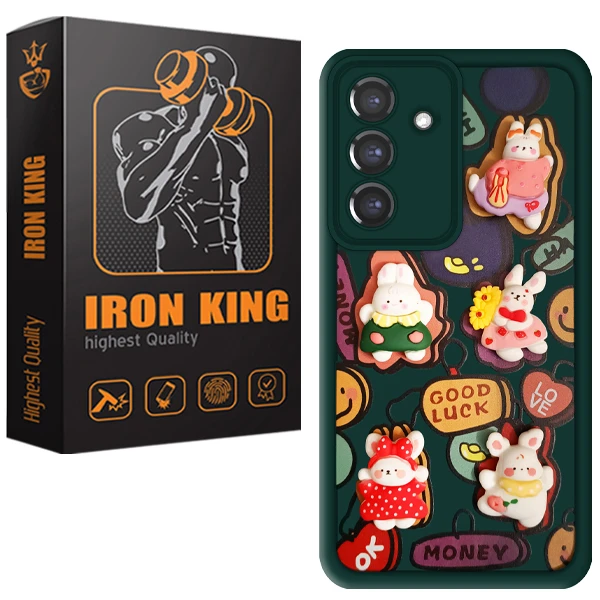 کاور آیرون کینگ مدل IR-Green-21 مناسب برای گوشی موبایل سامسونگ Galaxy S23 FE