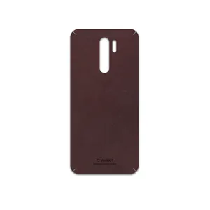 MAHOOT Matte-Dark-Brown-Leather Cover Sticker for Samsung Galaxy M01