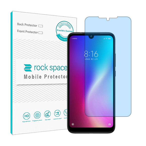 محافظ صفحه نمایش ضد اشعه آبی راک اسپیس مدل HyBLU مناسب برای گوشی موبایل شیائومی Redmi 7