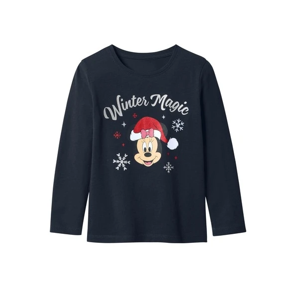 تی شرت آستین بلند دخترانه مدل MINNIE MOUSE -100