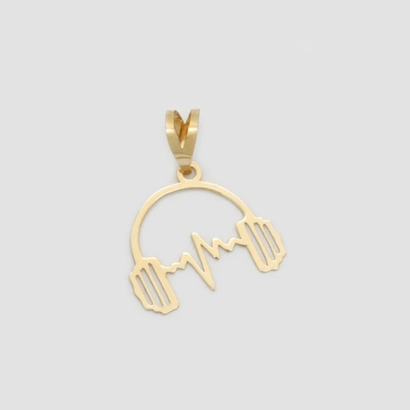 آویز گردنبند طلا 18 عیار زنانه مایا ماهک طرح MM2265 هدفون