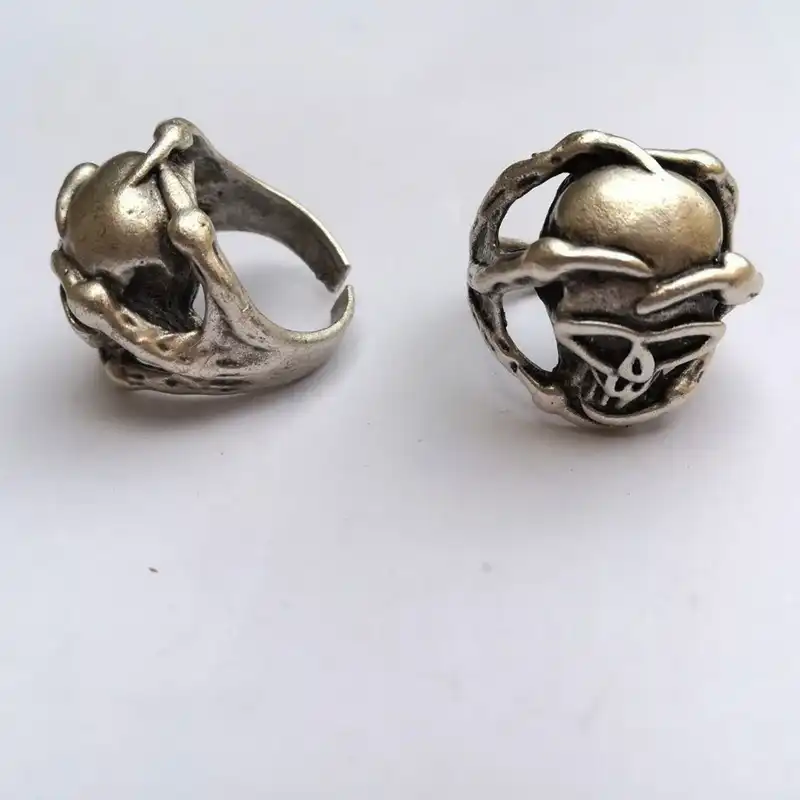 انگشتر مردانه مدل اسکلت کد a191