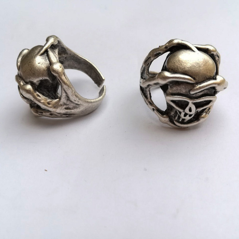 انگشتر مردانه مدل اسکلت کد a191