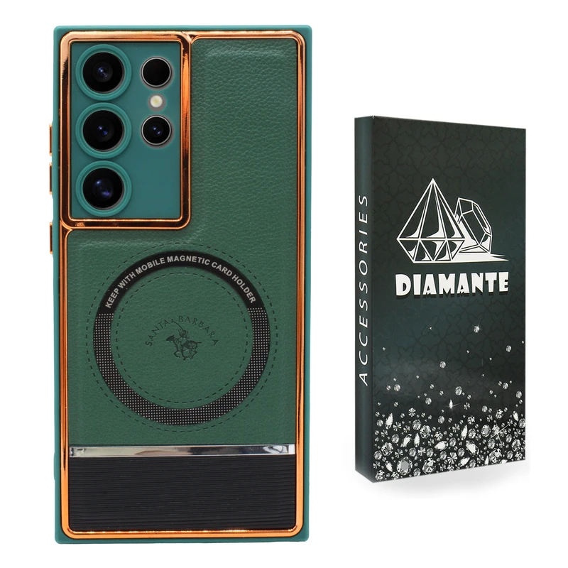 کاور دیامانته مدل Emily BK مناسب برای گوشی موبایل سامسونگ Galaxy S24 Ultra