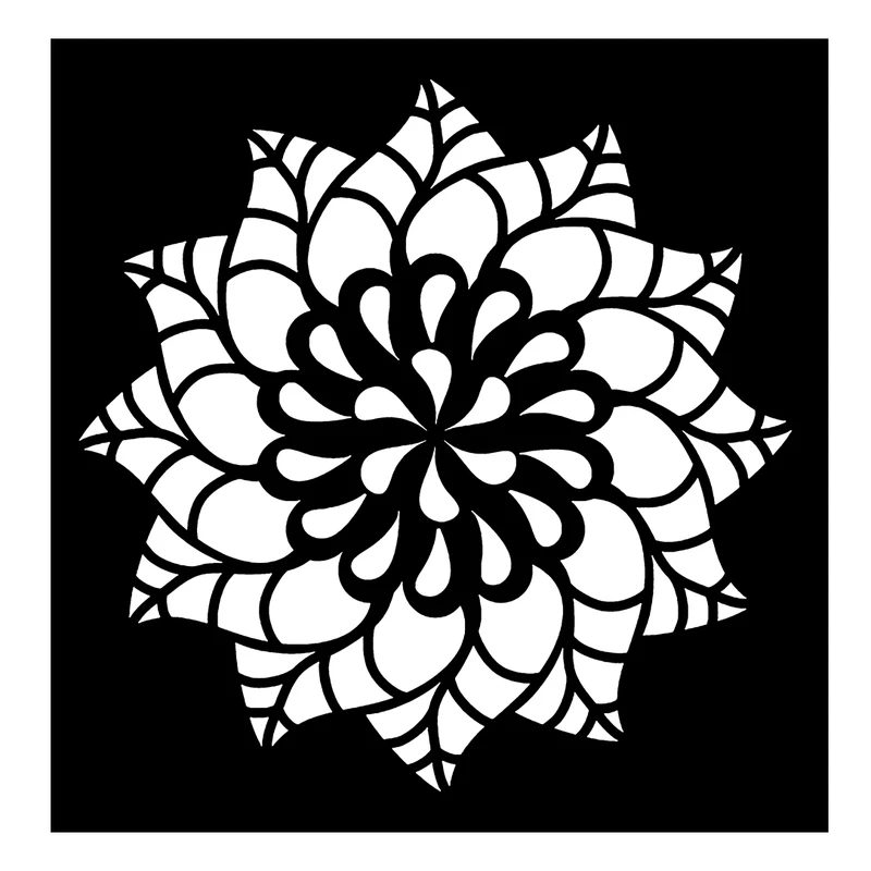 شابلون باتیس آرت طرح تذهیب کد 493