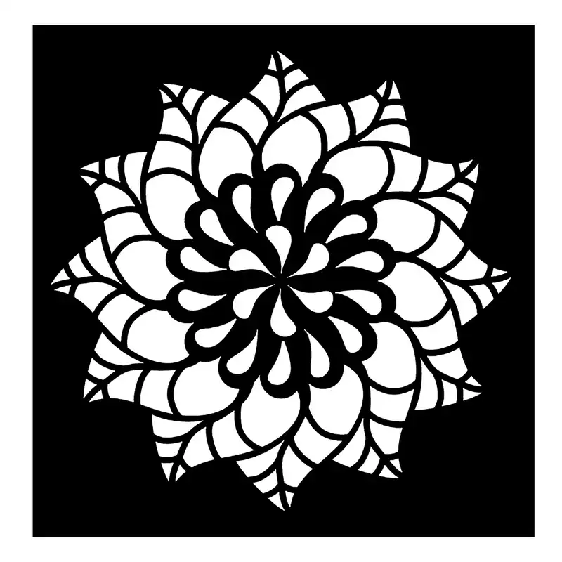 شابلون باتیس آرت طرح تذهیب کد 50-493