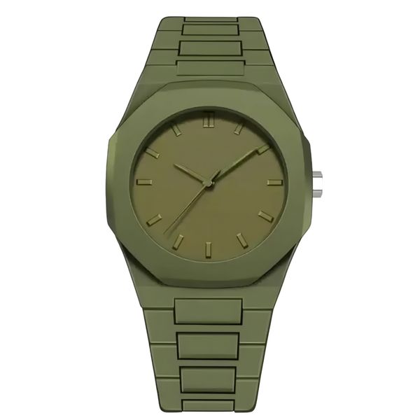 ساعت مچی عقربه‌ای کوارتز مردانه مدل اسپرت بند سبک قفل مخفی کد ۱.۷