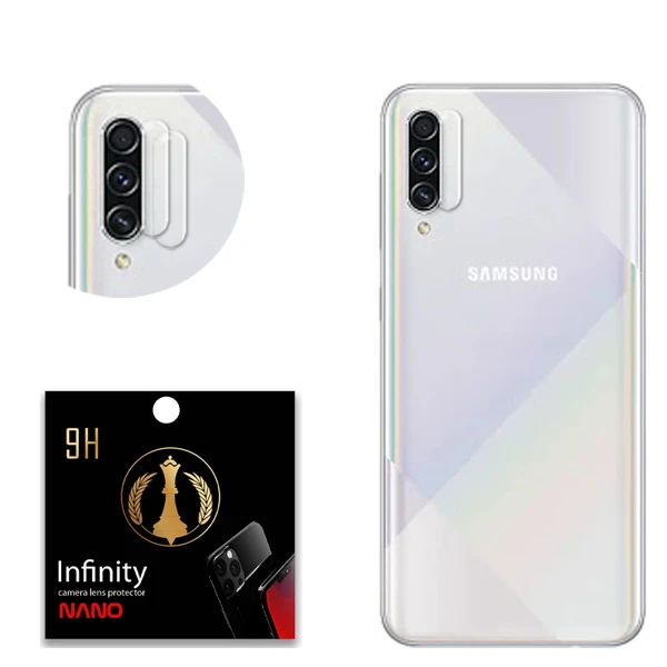  محافظ لنز دوربین اینفینیتی مدل نانو LP041 مناسب برای گوشی موبایل سامسونگ Galaxy A50s بسته دو عددی