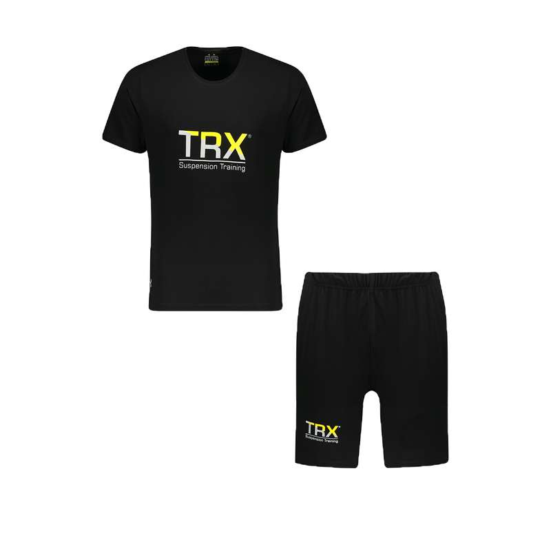 ست تی شرت و شلوارک ورزشی مردانه مدل TRX