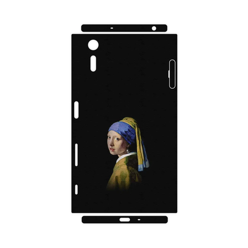 برچسب پوششی ماهوت مدل Girl with a Pearl Earring of Vermeer-FullSkin مناسب برای گوشی موبایل سونی Xperia XZ