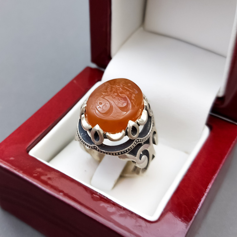 انگشتر نقره مردانه مدل VA5307