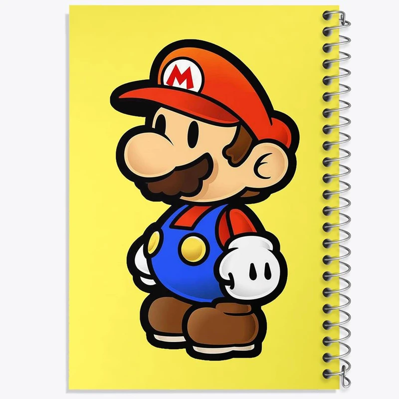 دفتر لیست خرید 50 برگ خندالو طرح سوپر ماریو کد 30419